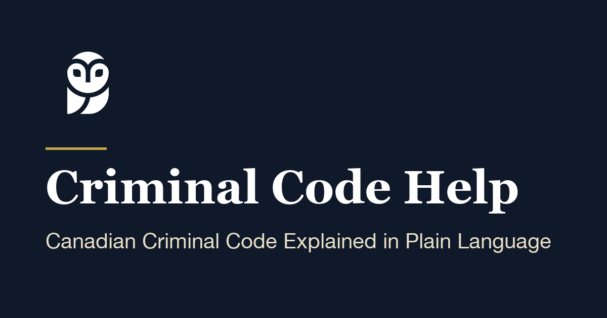 www.criminalcodehelp.ca